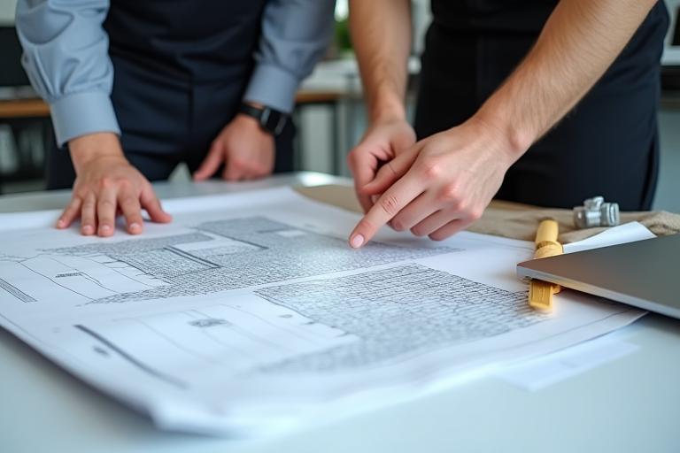 Design consultation with architect